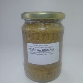 Hovězí na houbach